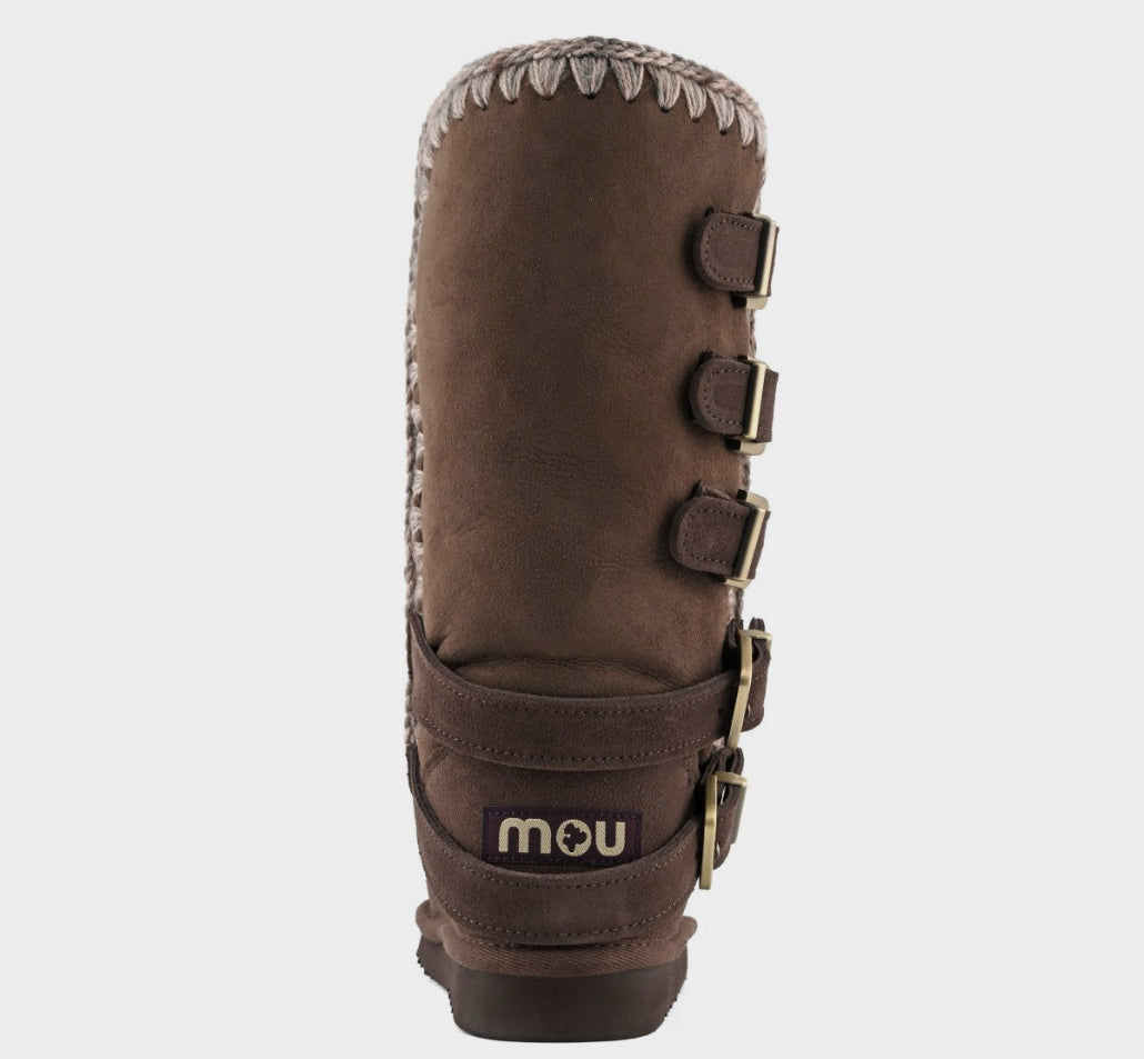 Mou Eskimo 40 Buckle Straps Brown Pepper