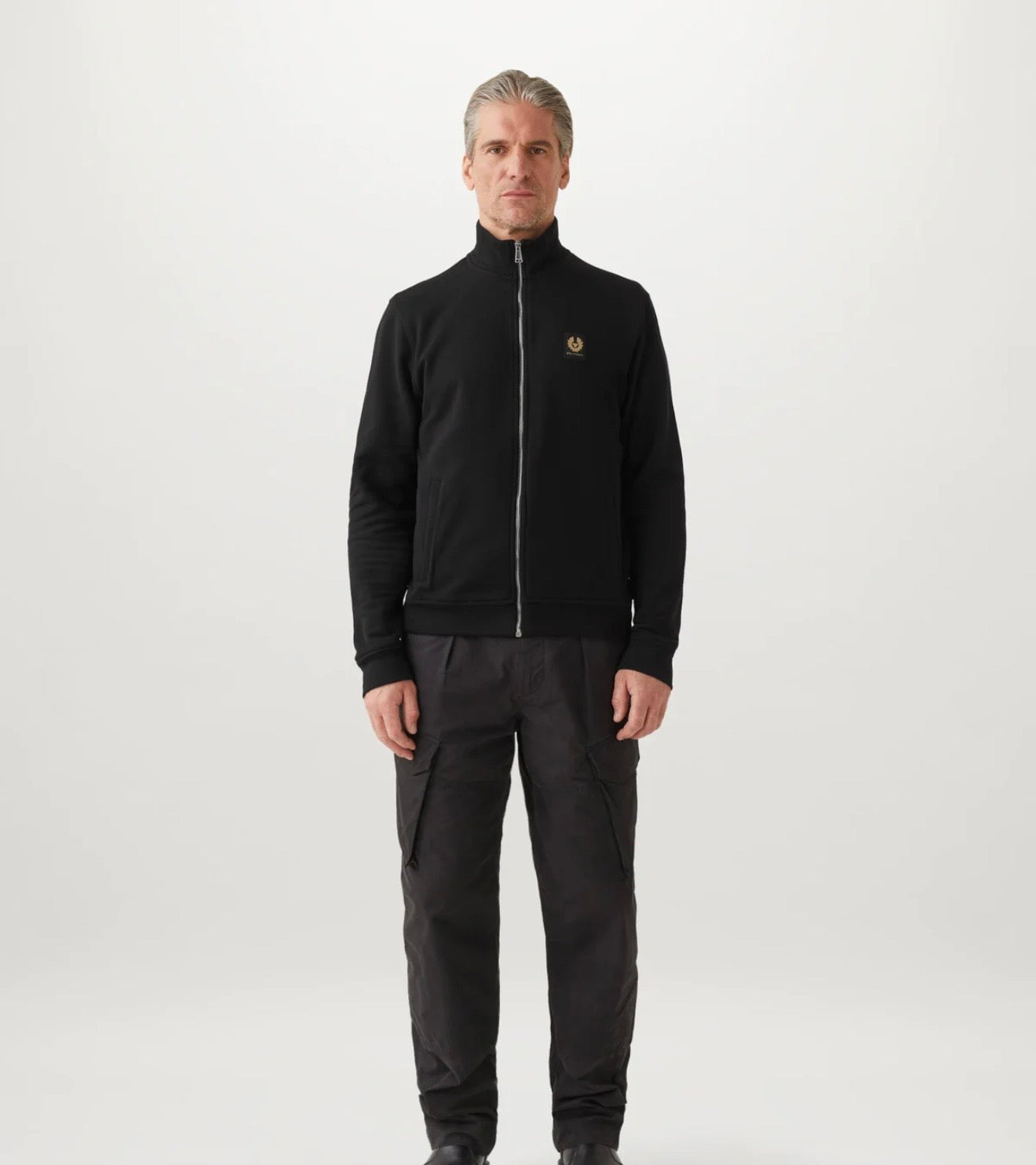 Belstaff Felpa Con Zip Intera