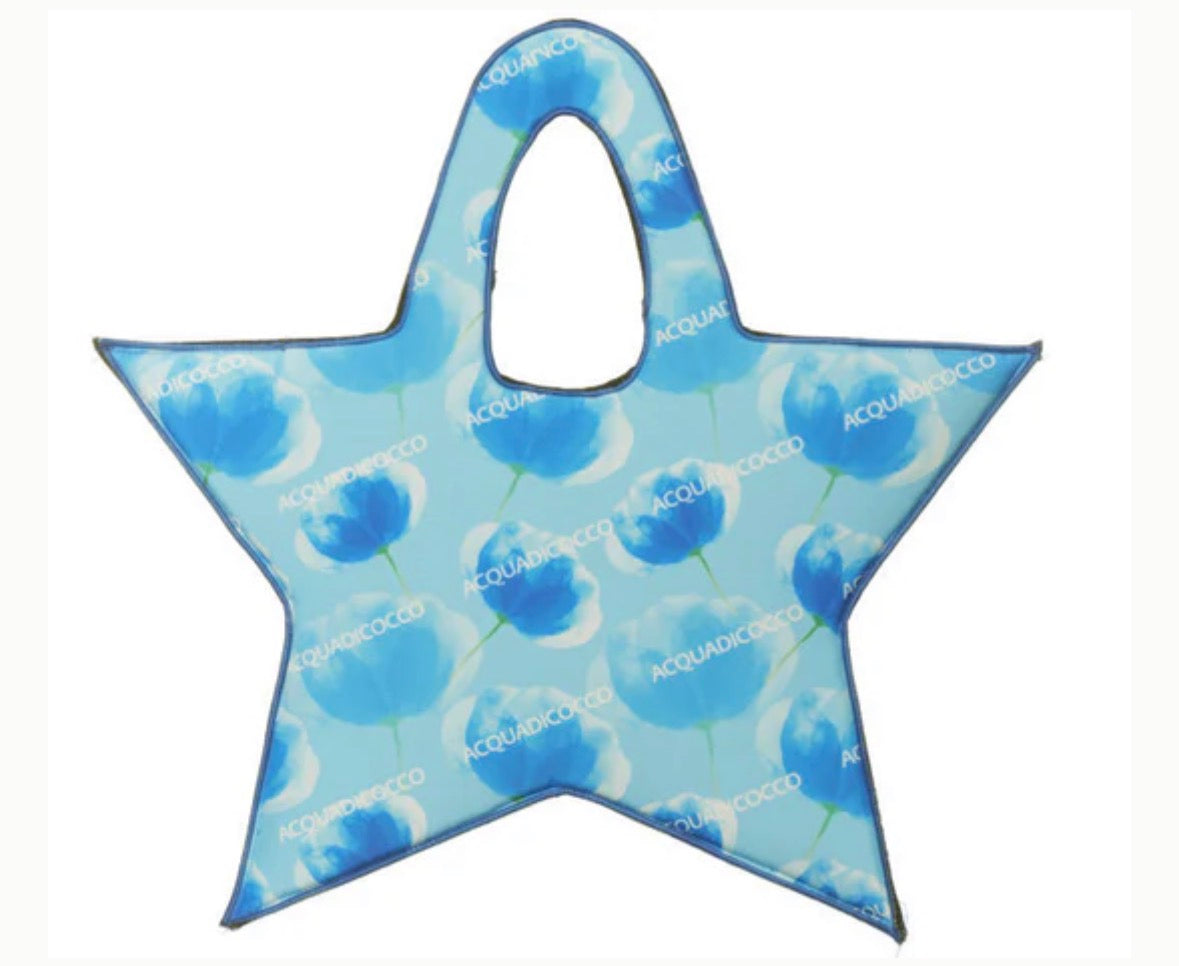 Bikini triangolo ciondolo oro glitter romantic flowers Acqua di Cocco