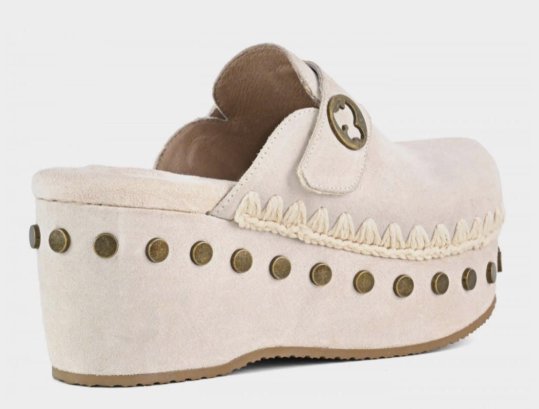 Clog Plain Suede Mou