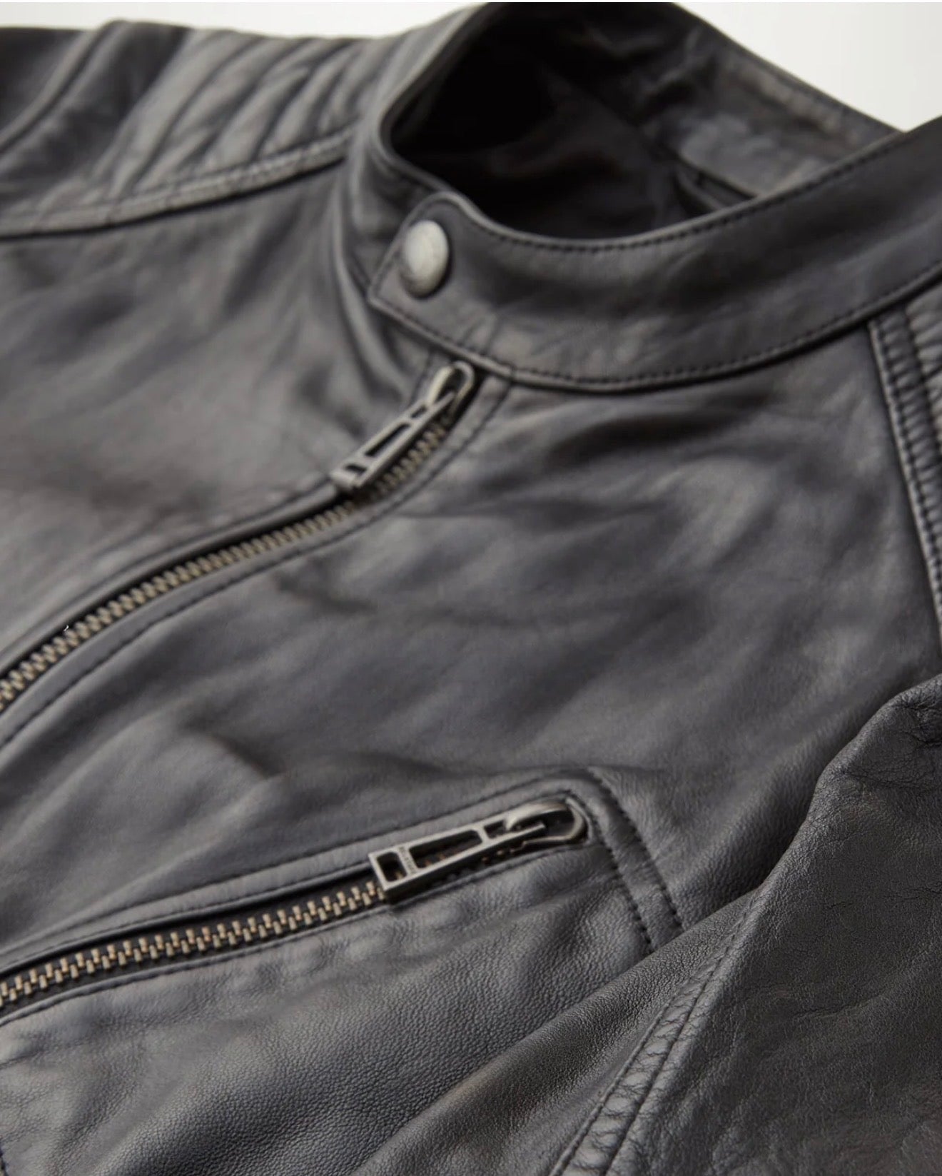 Belstaff Giacca V Racer Pelle cheviot