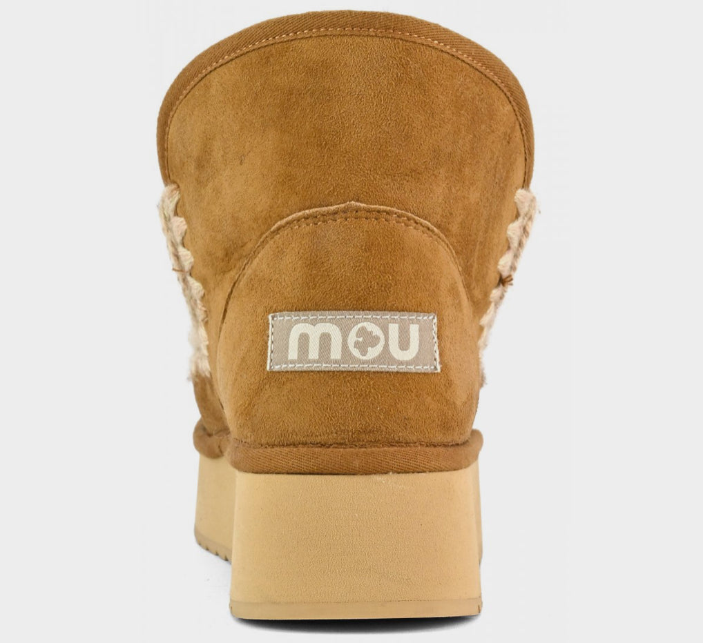 Mou Mini Eskimo Platform Boot Cognac