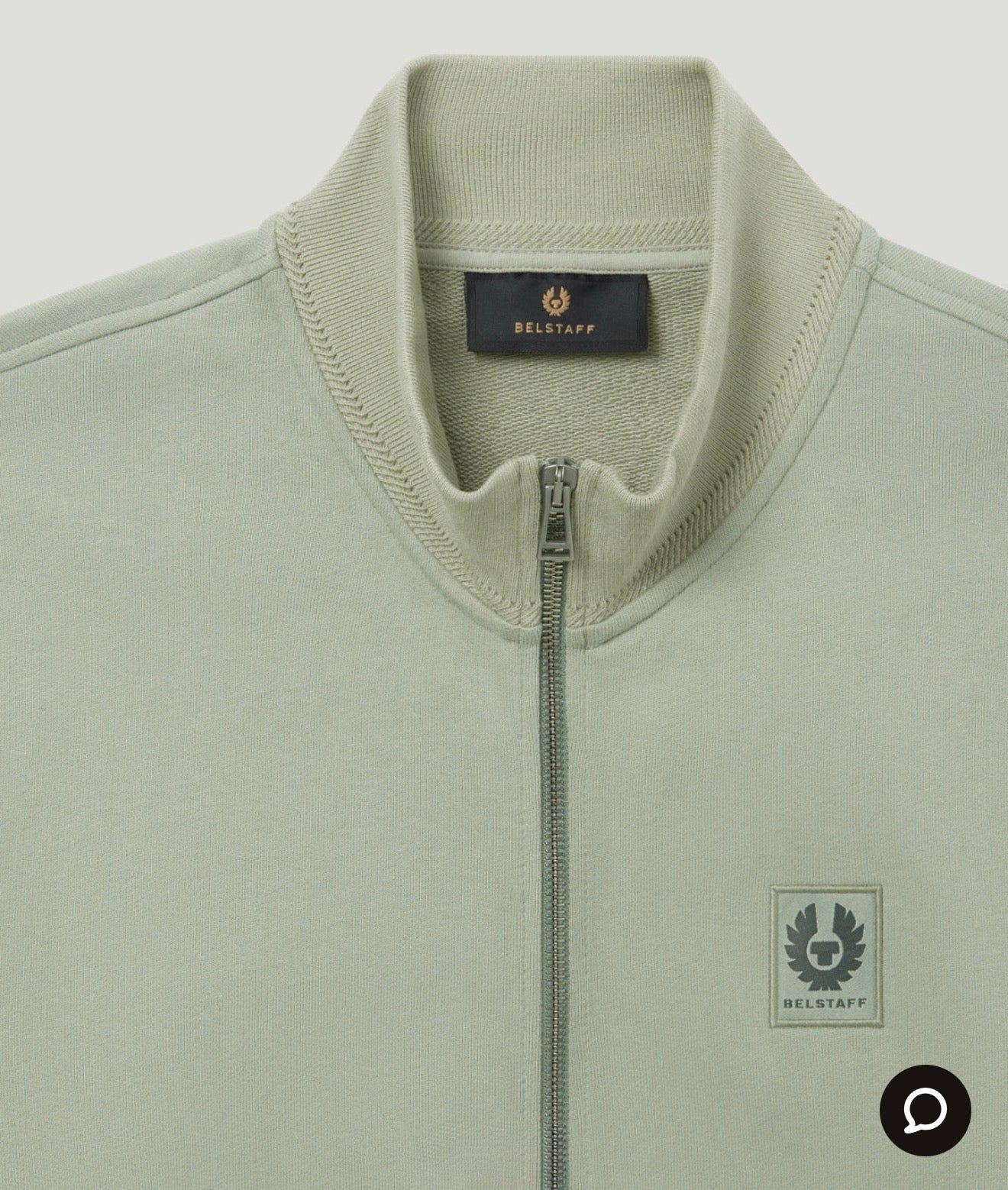 Belstaff Felpa Con Zip Intera