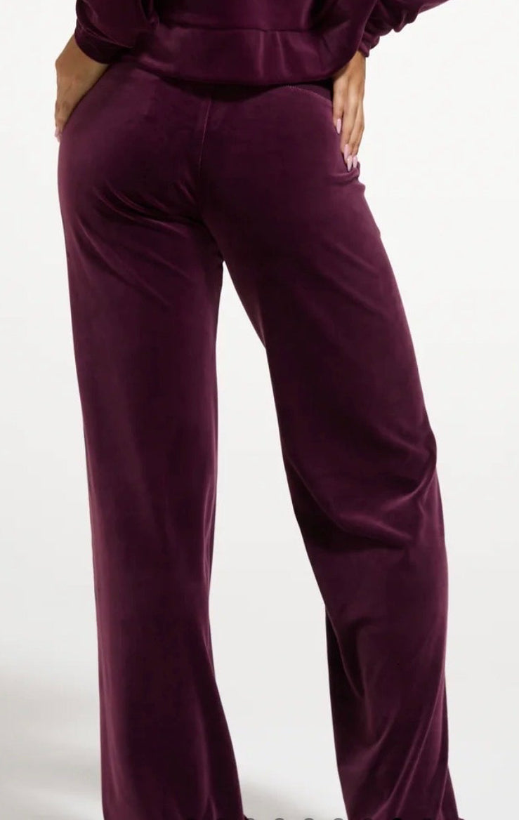 Pantaloni sportivi a gamba dritta OG, con diamanti e scritta Couture