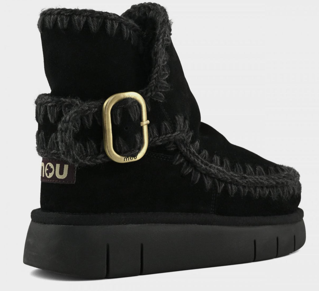 Bounce Boot Buckle Strap Black