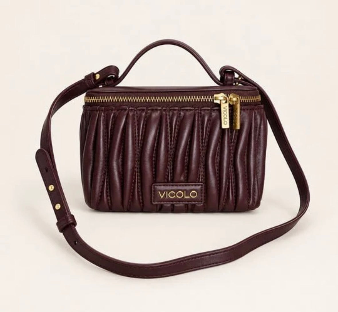 Borsa bauletto con logo Vicolo