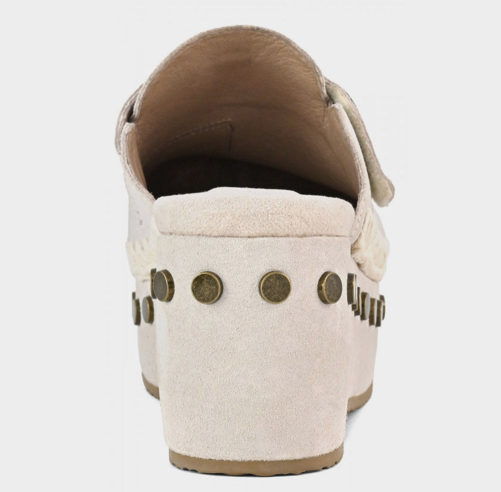 Clog Plain Suede Mou
