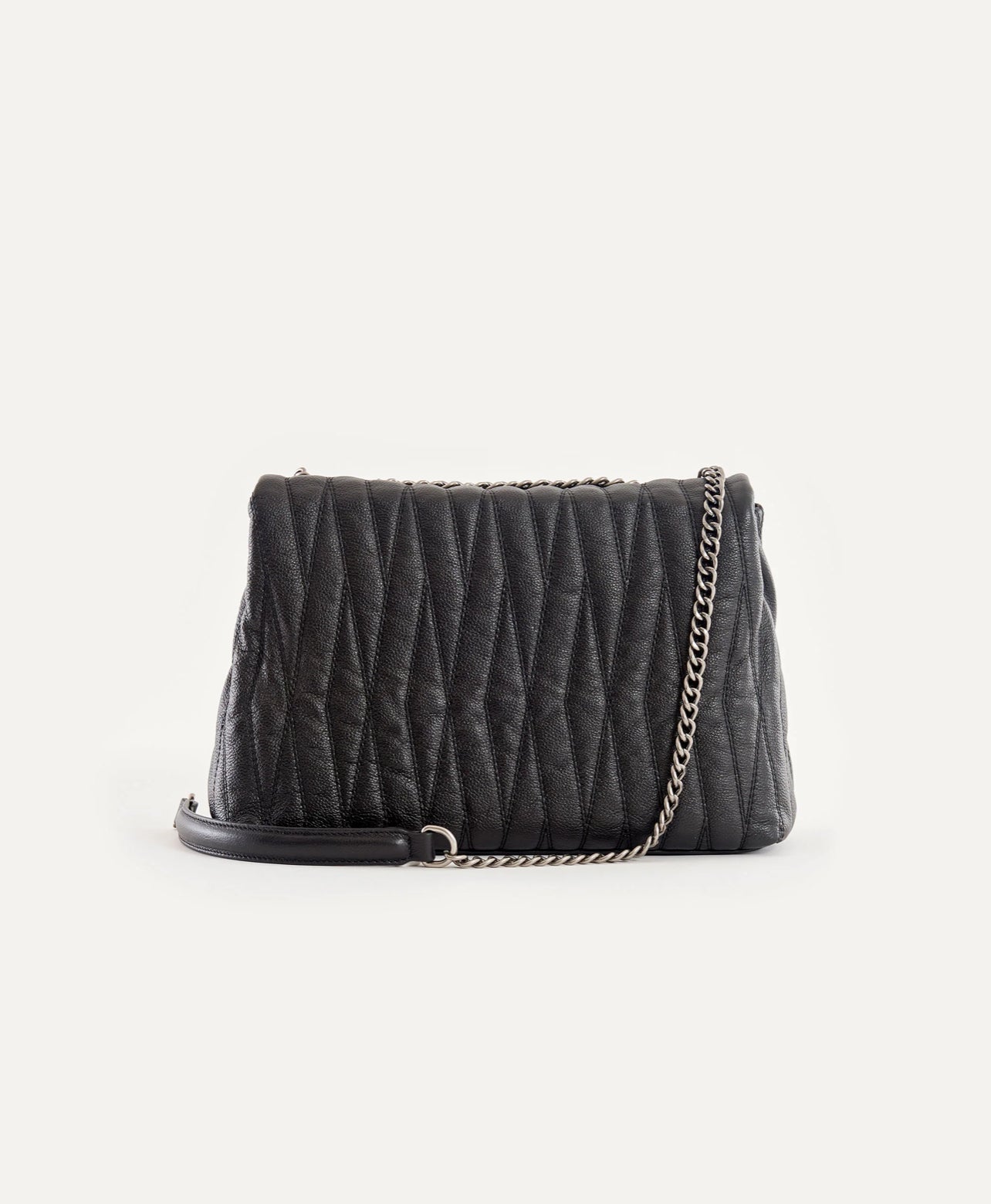 Borsa Nera Trapuntata Belleville Vicolo