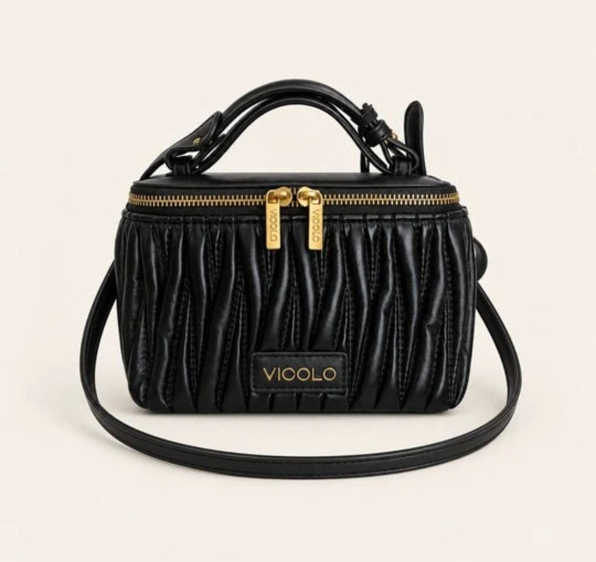 Borsa bauletto con logo Vicolo