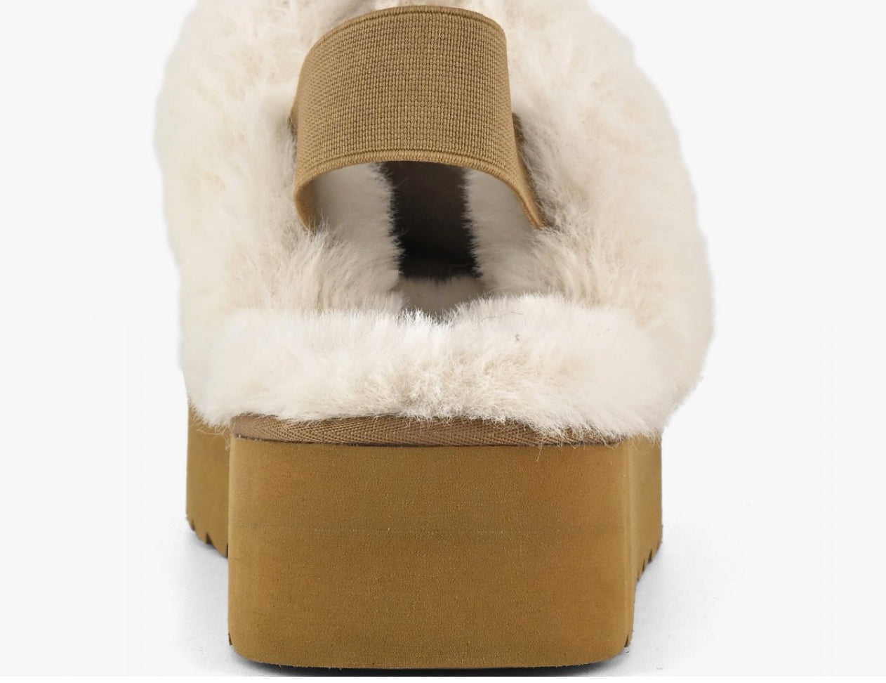Ciabatta Suola Platform In Pelo Colors Of California