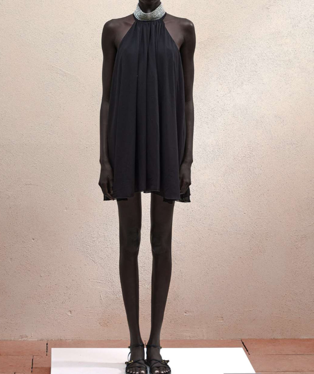 Abito Girocollo Con Strass Eleh