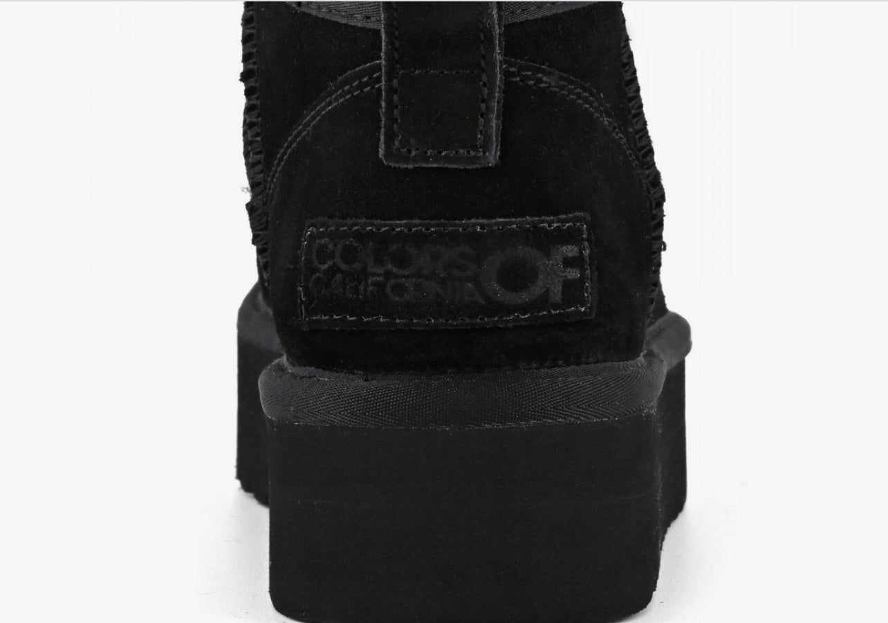 Stivale Platform In Pelle Scamosciata Colors Of California