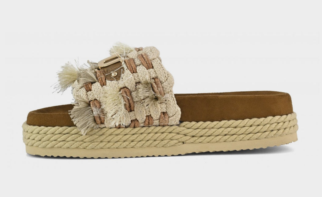 Monoband Rope Sandal Fringes Mou