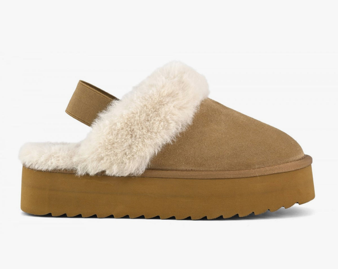 Ciabatta Suola Platform In Pelo Colors Of California