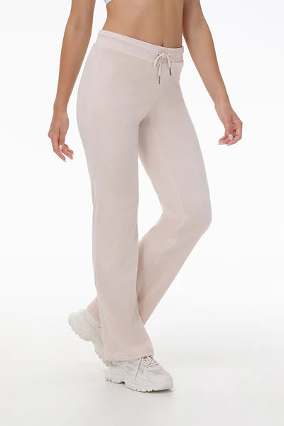 Pantalone In Velluto Con Cristalli Misti Juicy Couture