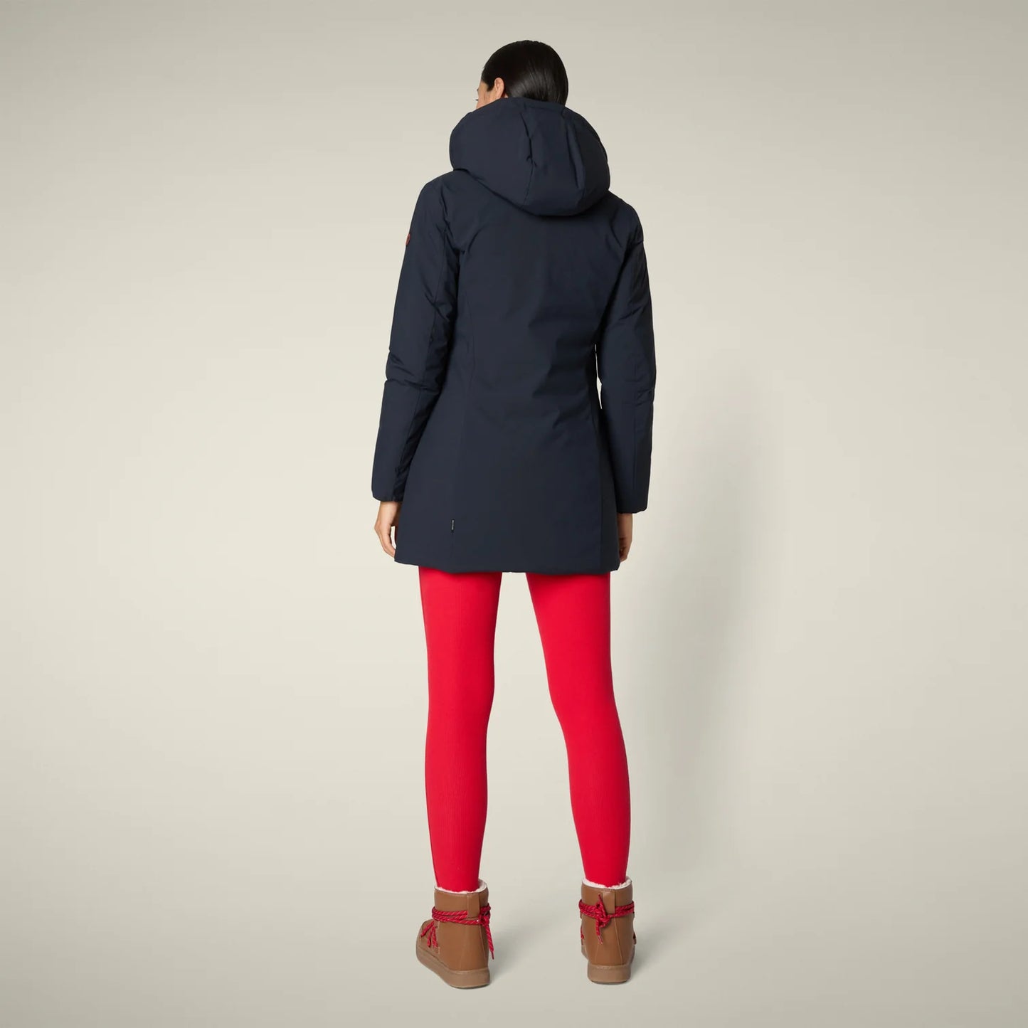 Save The Duck Parka Donna Animal Free Mod. Rachel Blu Nero