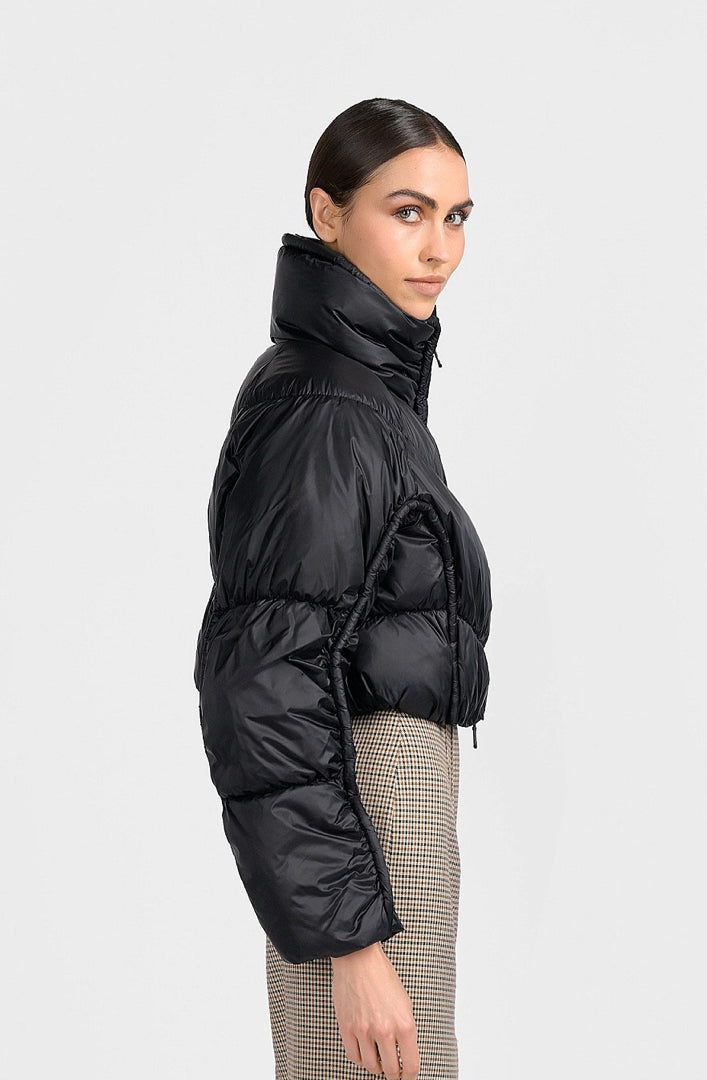 Bomber Black Camille Crop Canadian