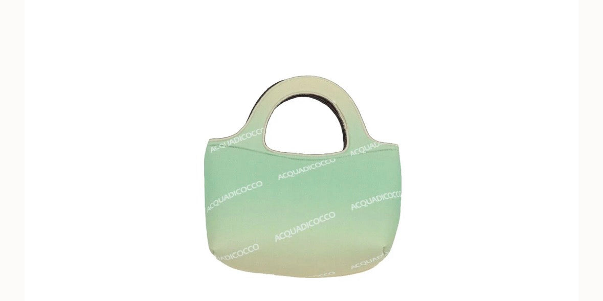 Bikini triangolo ciondolo oro lurex sfumato