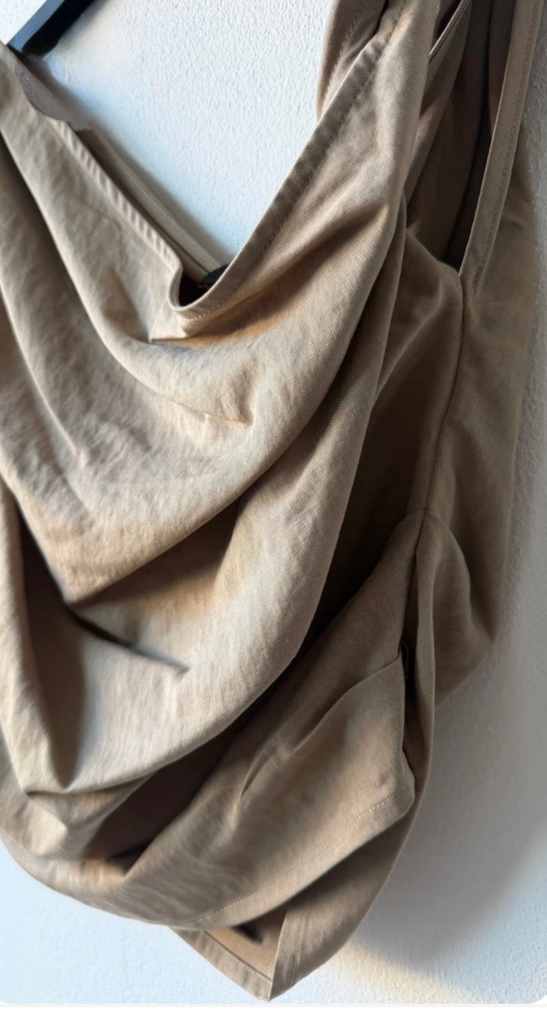 Top crop beige Heleh