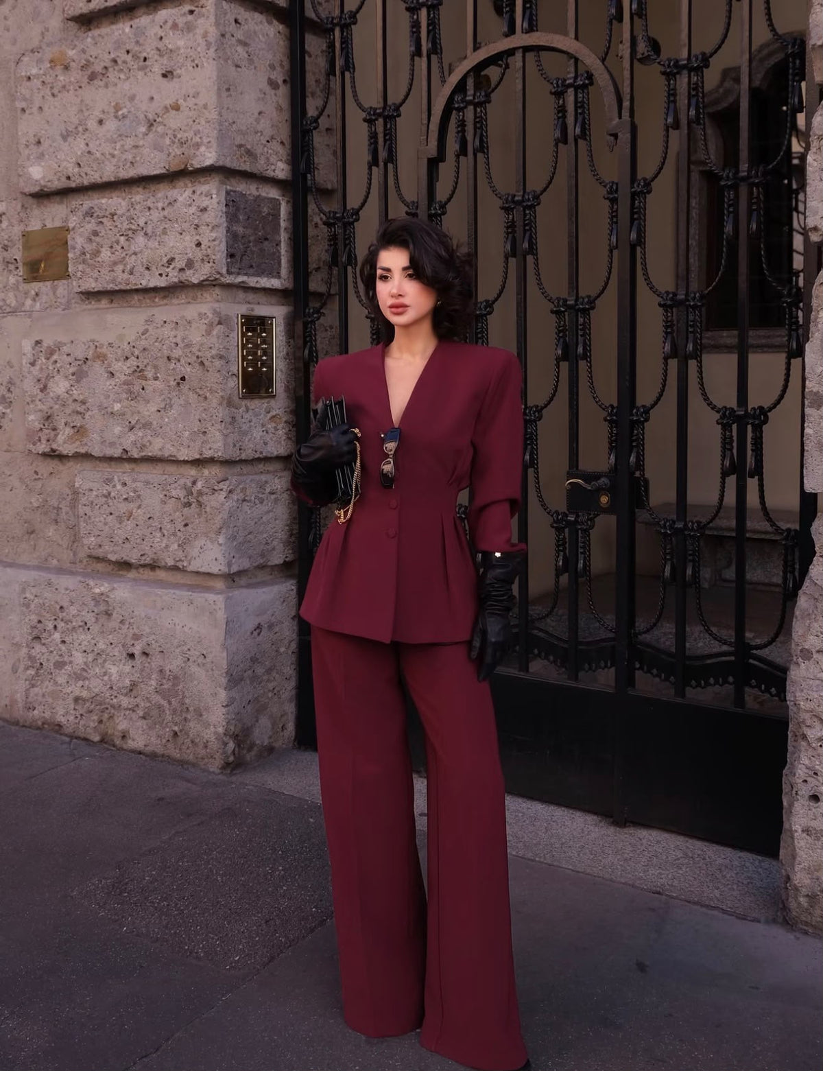 Tailleur monopetto Dramèe