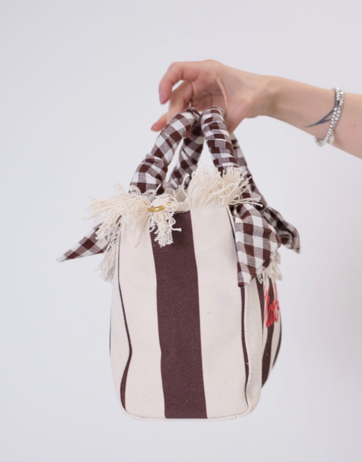 Borsa ibiza small bag righe