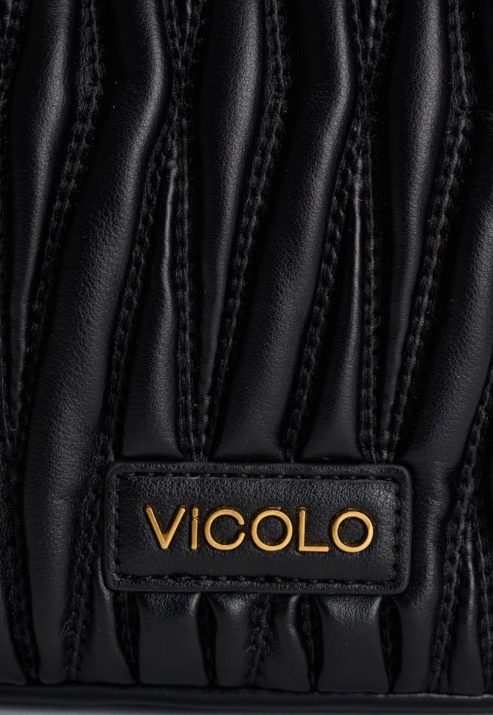 Borsa donna Hook a spalla nera Vicolo