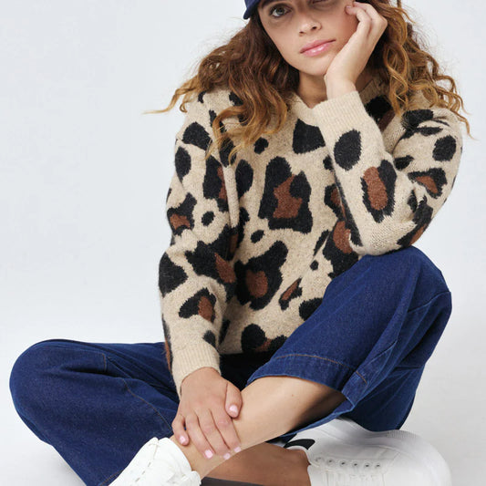 Maglione Stampa Animalier