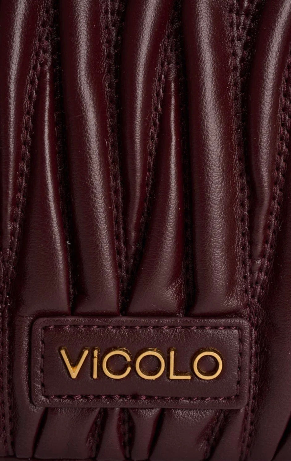 Borsa donna Hook a spalla melanzana Vicolo