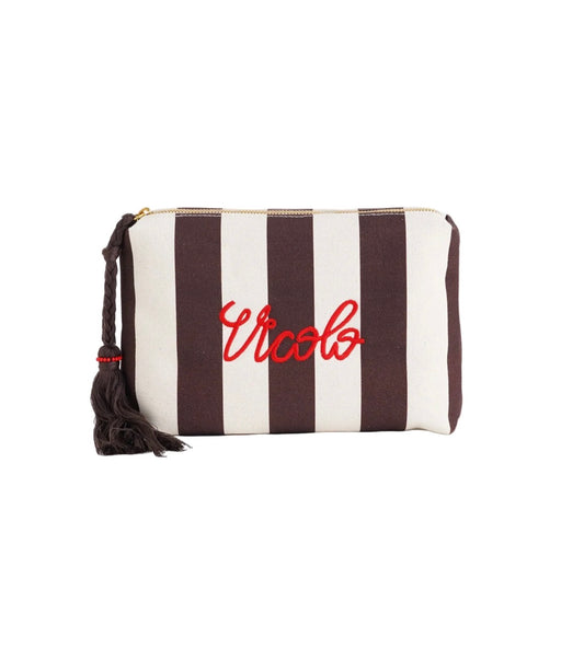 Pochette in canvas Ibiza moro burro Vicolo