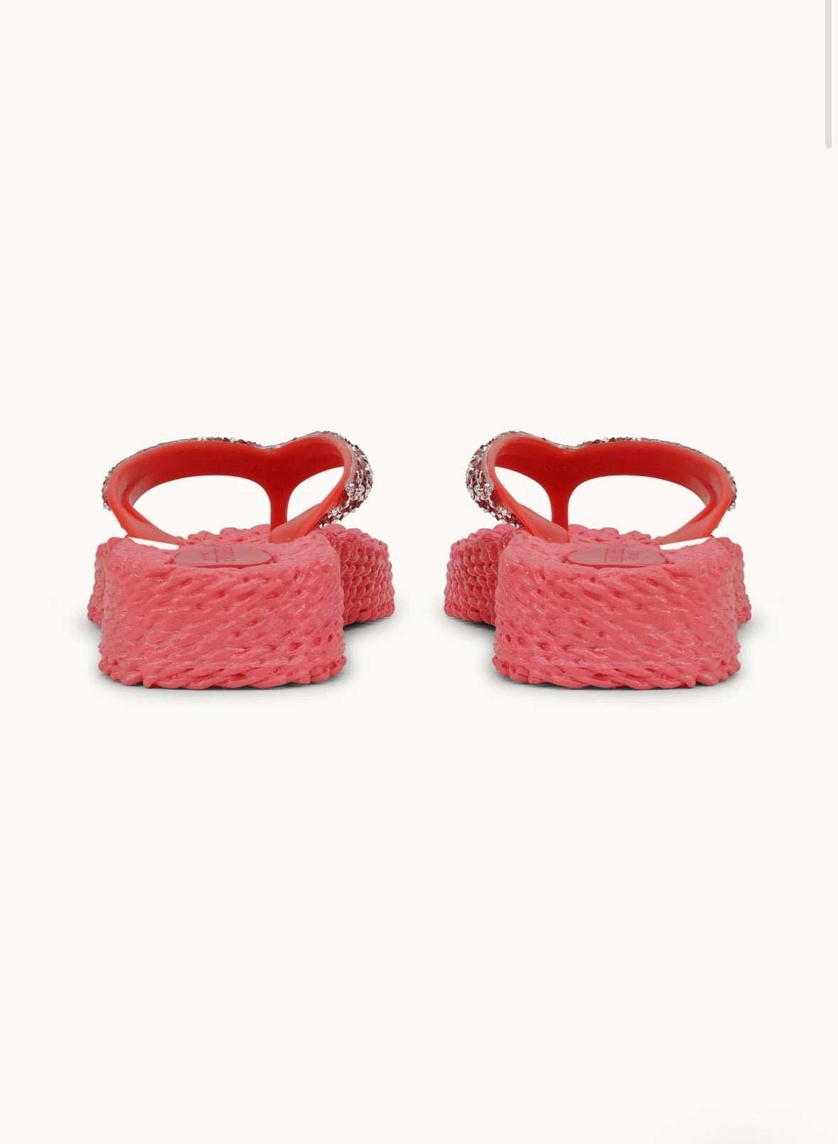 Infradito con zeppa e pietre glitterate Ilse Jacobsen