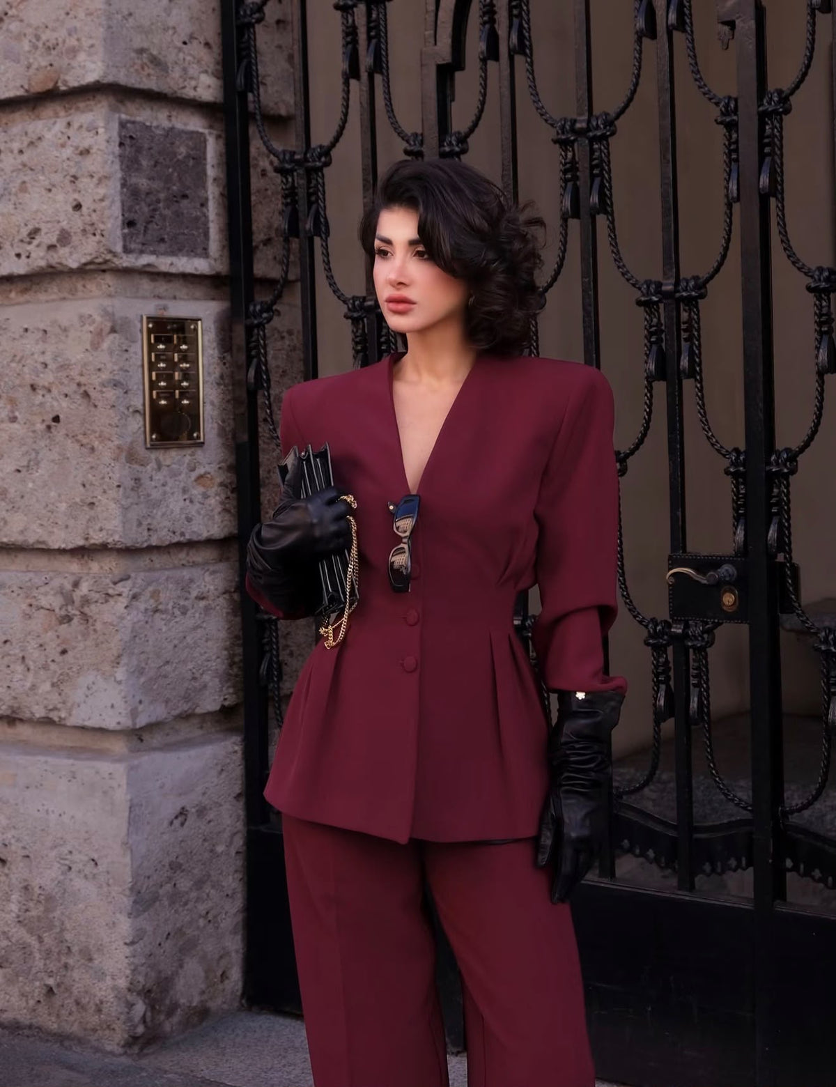 Tailleur monopetto Dramèe