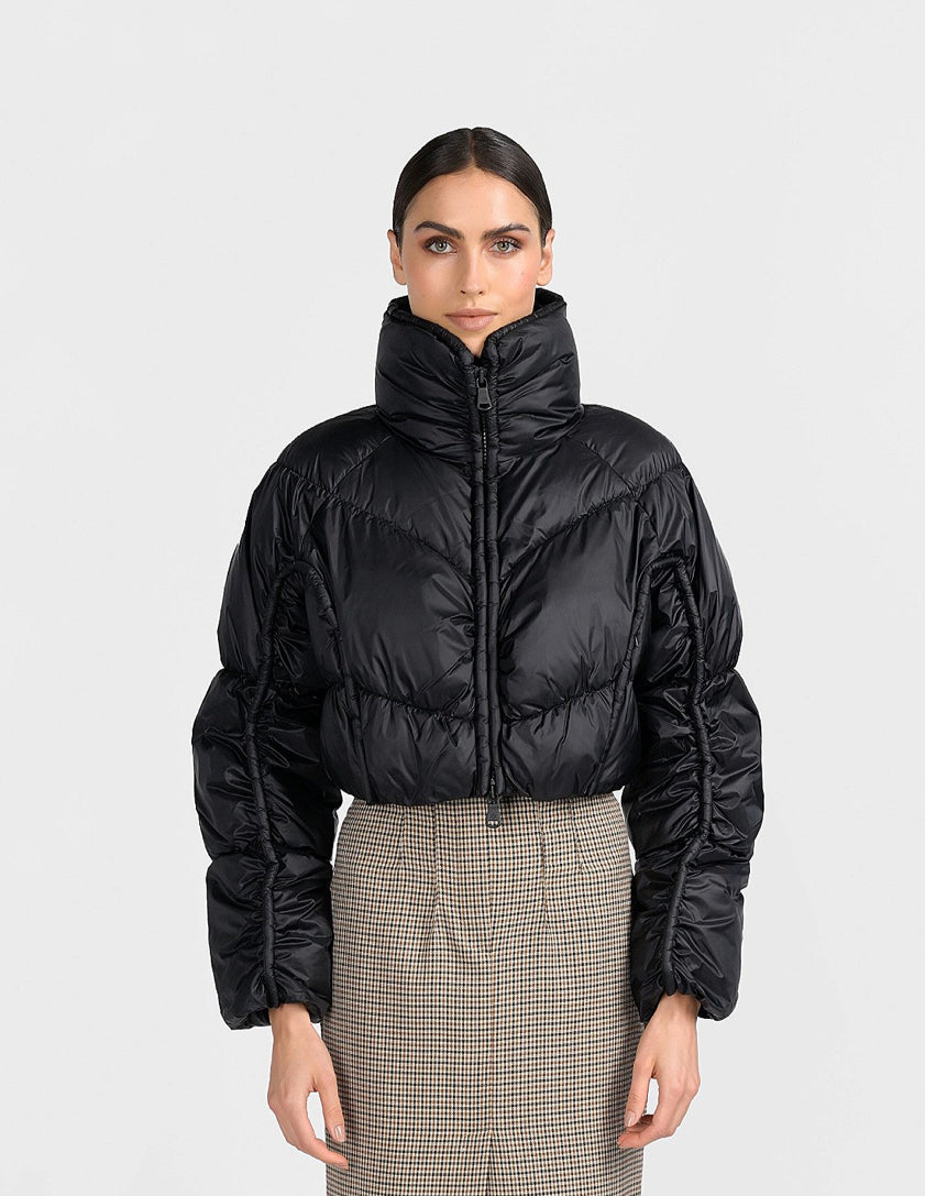 Bomber Black Camille Crop Canadian