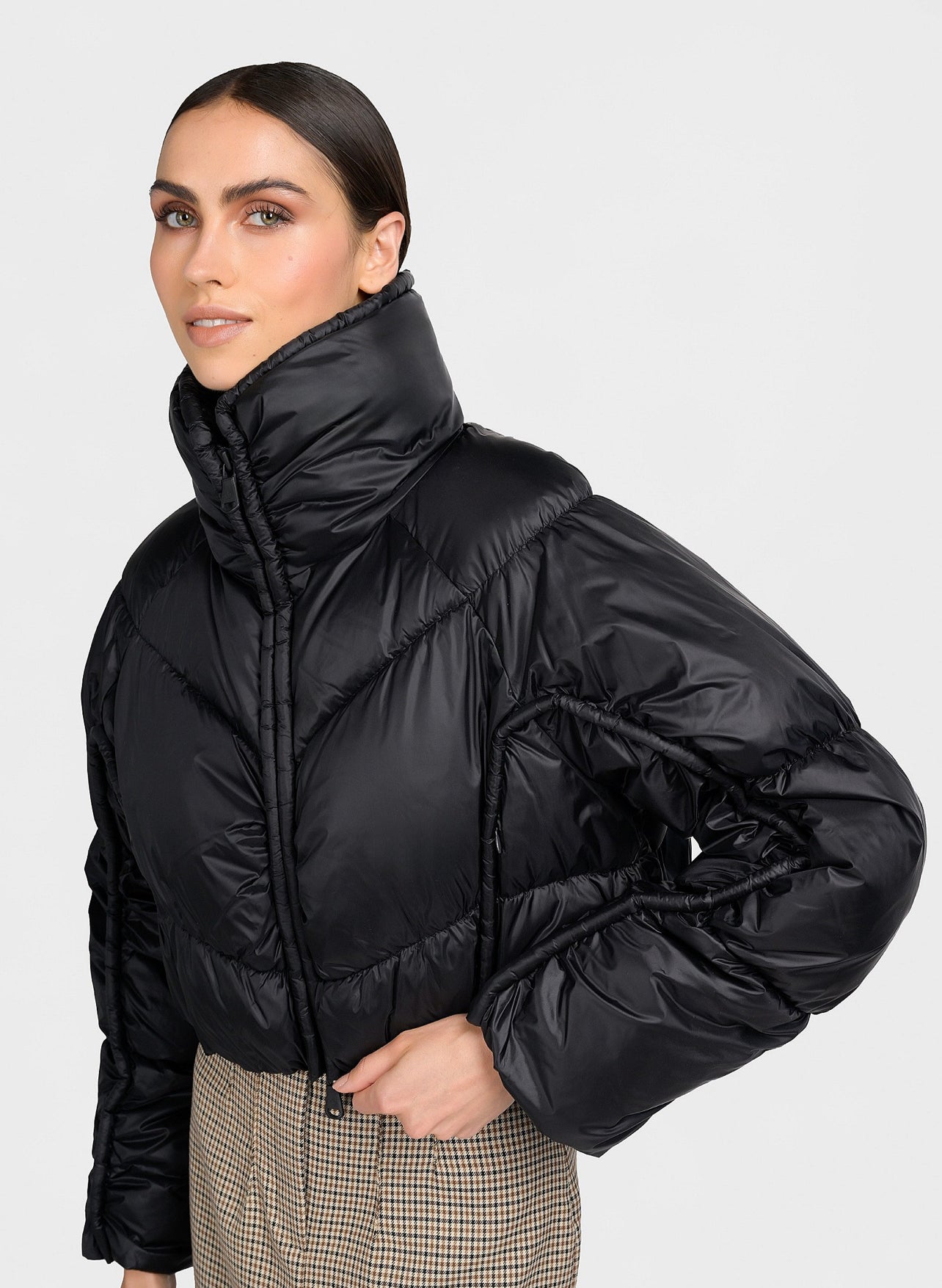 Bomber Black Camille Crop Canadian