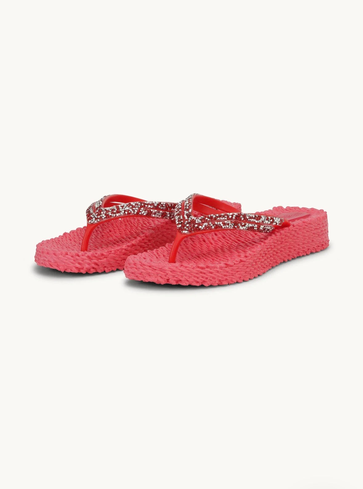 Infradito con zeppa e pietre glitterate Ilse Jacobsen