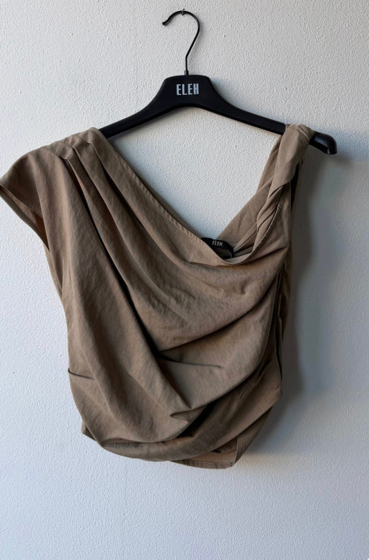 Top crop beige Heleh
