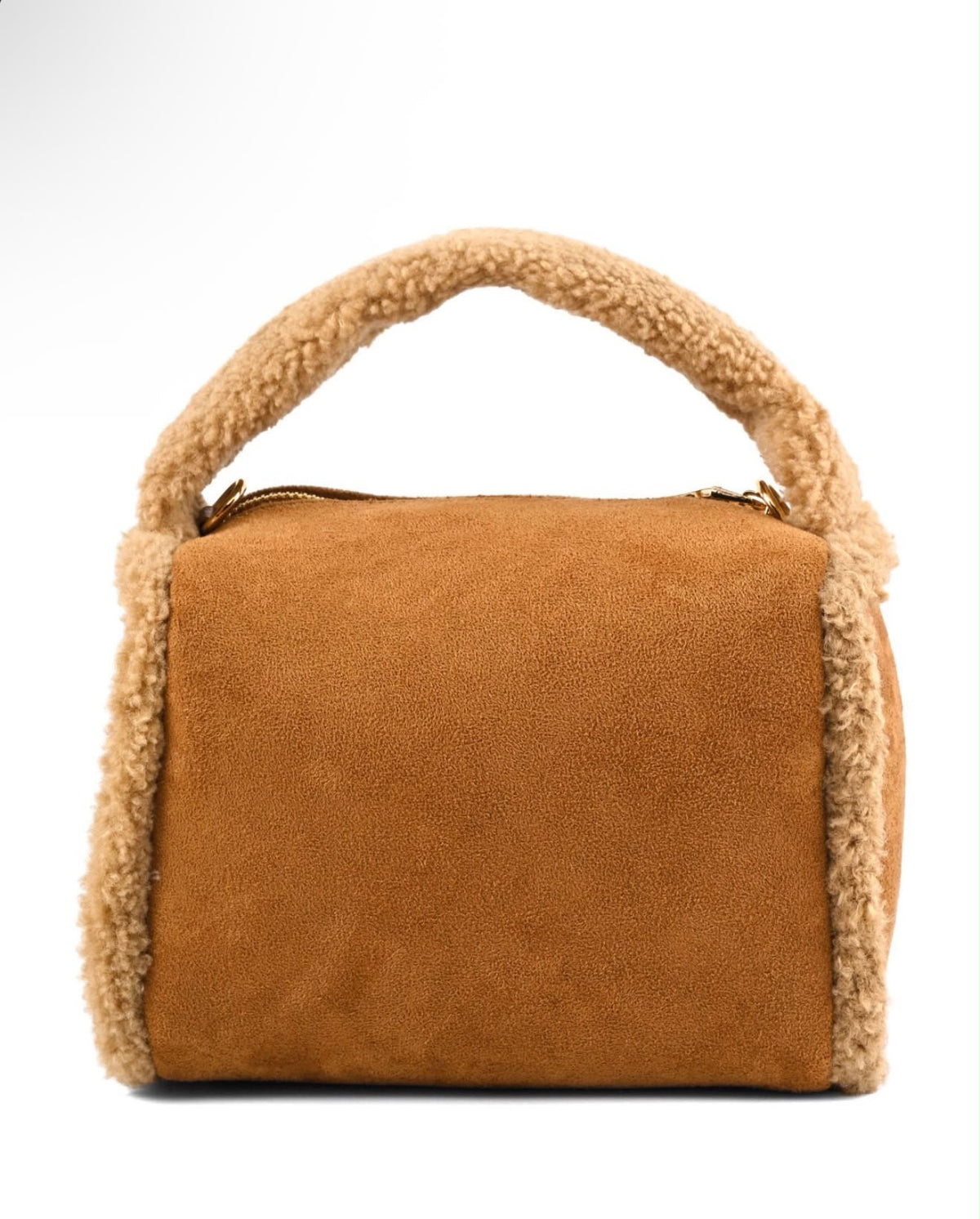 Barb mini borsa con bordi in pelliccia Colors of California