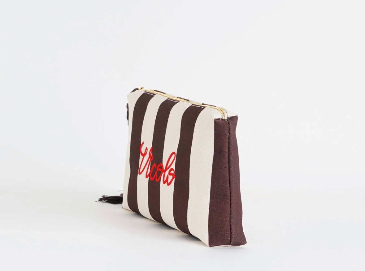 Pochette in canvas Ibiza moro burro Vicolo