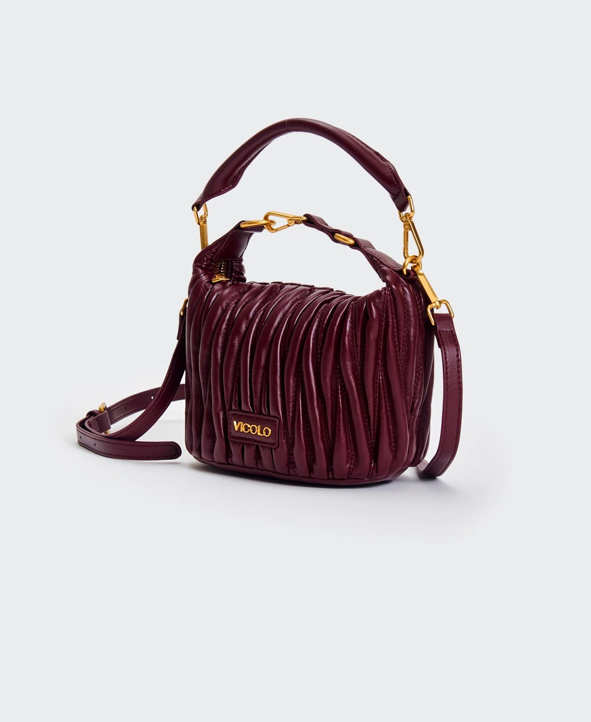 Borsa Hook Ecopelle Trapuntata Puff Vicolo