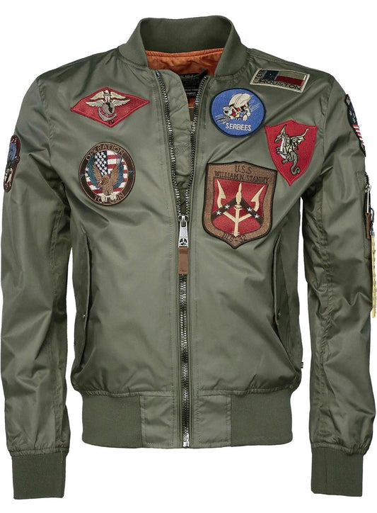 Giacca Bomber Con Patches Top Gun®