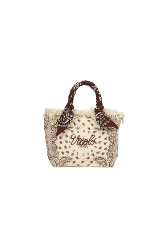 Borsa mini canvas fantasia bandana Vicolo