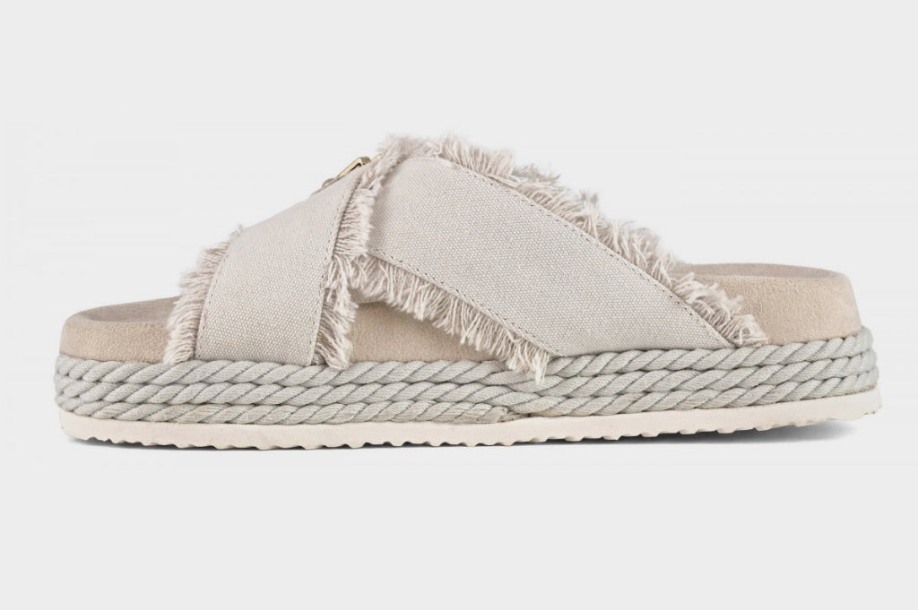 Criss-Cross Sandal Recycled Canvas Mou