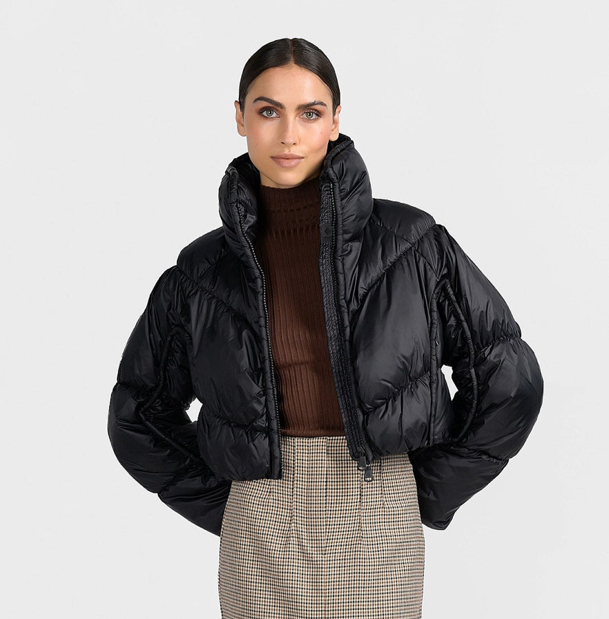 Bomber Black Camille Crop Canadian