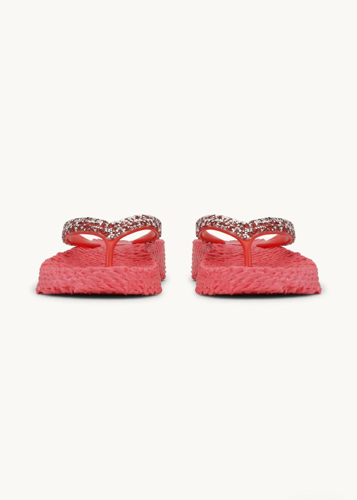 Infradito con zeppa e pietre glitterate Ilse Jacobsen