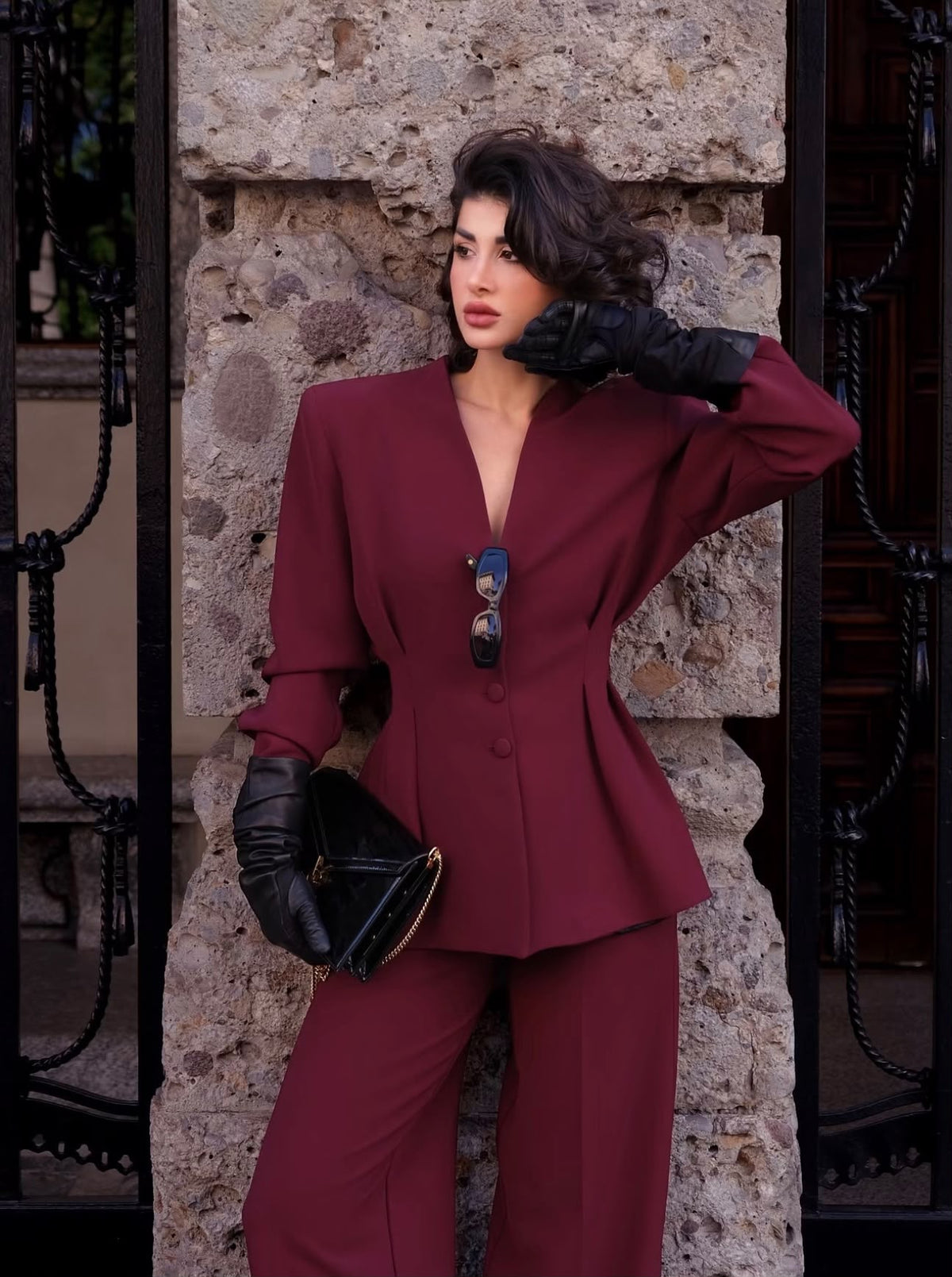 Tailleur monopetto Dramèe