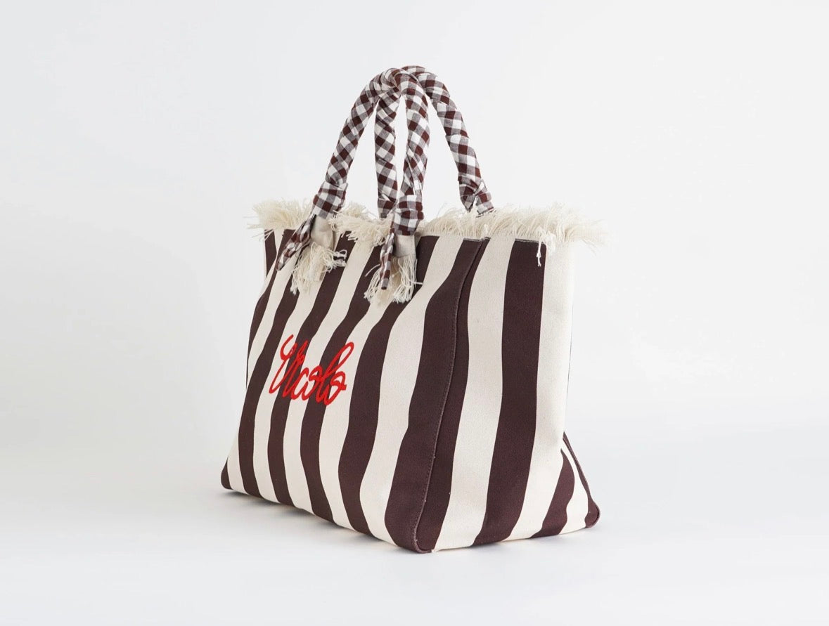 Borsa Ibiza Maxi Stripes VICOLO