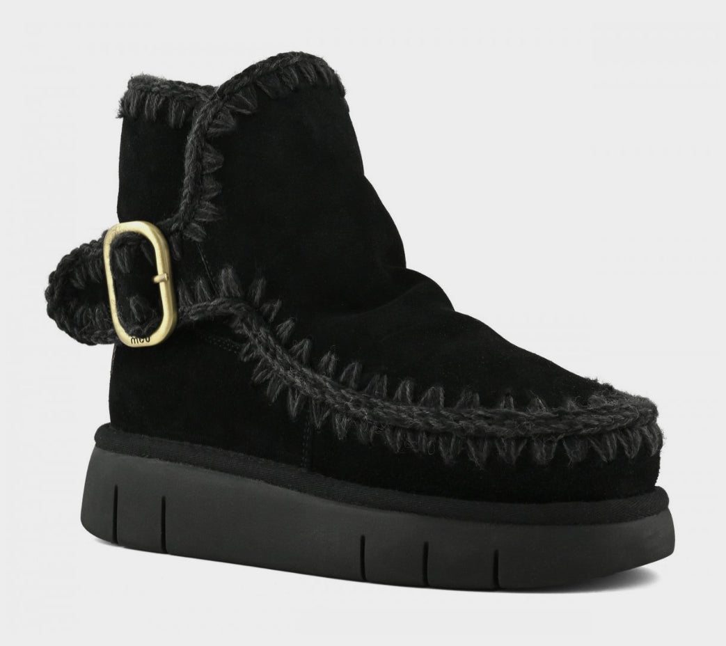 Bounce Boot Buckle Strap Black