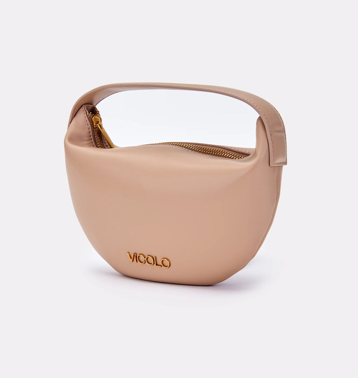 Borsa Croissant Beige Vicolo