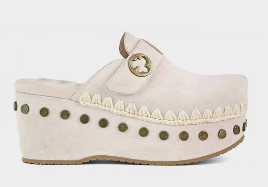 Clog Plain Suede Mou
