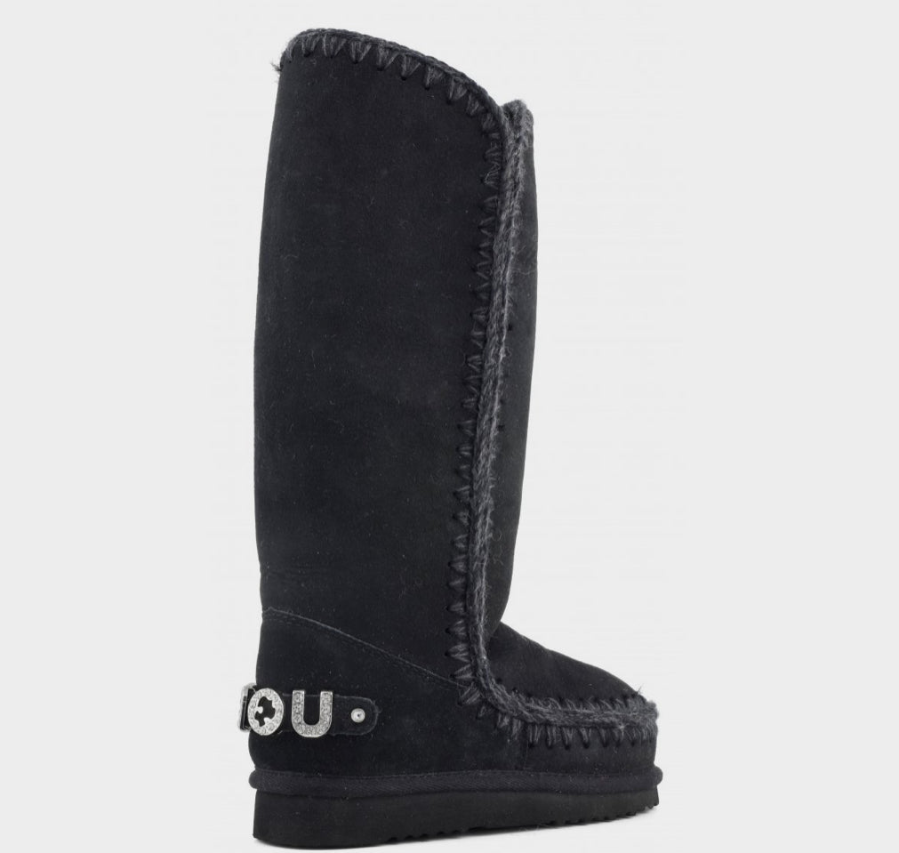 Mou Eskimo 40 Rhinestones Logo Black