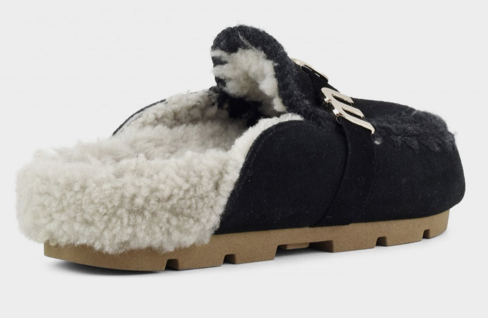 Mou Mou Winter Bio Slide Black